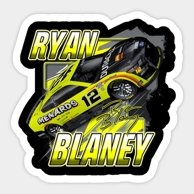 Ryan Blaney Blister Sticker by KimonoKaleidoscope